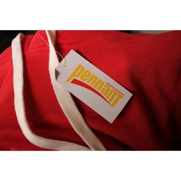 New with Tag Vintage Red Pennant Hoodie - Men's Large - Picture 5 of 5